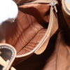 Celine Vintage Drawstring Flap Macadam Coated Canvas