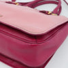 Miu Miu Madras Convertible Lock Tote Leather