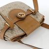 Christian Dior Vintage Honeycomb Canvas and Leather