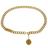Chanel Vintage Medallion Chain Belt Metal