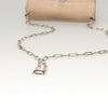 Valentino Garavani Turnlock Chain Suede