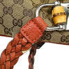 Gucci Bamboo Boston Horsebit Canvas with Leather