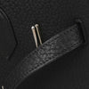 Hermes HAC Birkin Black Fjord with Palladium Hardware