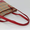 Burberry Nova Check Tote Canvas and Leather