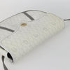 Christian Dior Vintage Honeycomb Flap Coated Canvas