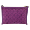 Louis Vuitton Double Flat Messenger Limited Edition Logo Story Monogram Canvas and Denim