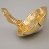 Chanel Vintage CC Flower Clip-On imitation pearls in gold plated