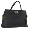 Gucci Linea Matisse Interlocking G Top Handle Tote Leather