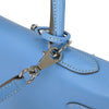 Hermes Kelly Blue Epsom with Palladium Hardware