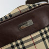Burberry Zip Messenger Nova check Canvas and Leather