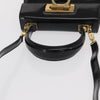 Salvatore Ferragamo Gancini Convertible Top Handle Patent Leather