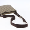 Gucci Zip Top Messenger GG Coated Canvas