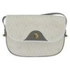 Christian Dior Vintage Honeycomb Flap Canvas and Leather