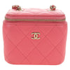 Chanel Classic Vanity Case with Chain Quilted Lambskin