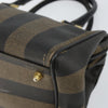 Fendi Vintage Pequin Boston Coated Canvas