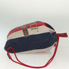 Gucci Logo Drawstring Striped Canvas
