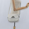 Christian Dior Vintage Honeycomb Flap Canvas and Leather