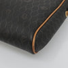 Christian Dior Vintage Honeycomb Canvas and Leather