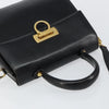 Salvatore Ferragamo Gancini Convertible Top Handle Leather