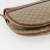 Celine Vintage Macadam Circle Logo Canvas and Leather