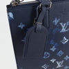 Louis Vuitton Sac Plat Zipped Limited Edition Monogram Ink Watercolor Leather