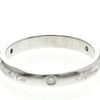 Tiffany & Co. Notes Wedding Band Platinum with diamonds