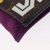 Louis Vuitton Double Flat Messenger Limited Edition Logo Story Monogram Canvas and Denim
