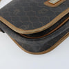 Christian Dior Vintage Honeycomb Flap Canvas and Leather