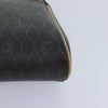Christian Dior Vintage Honeycomb Zip Canvas and Leather