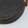 Christian Dior Vintage Honeycomb Canvas and Leather