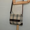 Burberry Vintage Flap Haymarket Canvas