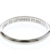 Cartier 1895 Wedding Band Platinum