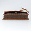 Celine Vintage Macadam Circle Logo Canvas and Leather