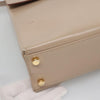 Salvatore Ferragamo Gancini Convertible Top Handle Leather