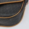 Christian Dior Vintage Honeycomb Canvas and Leather