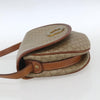 Celine Vintage Macadam Circle Logo Canvas and Leather