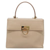 Salvatore Ferragamo Gancini Convertible Top Handle Leather