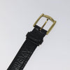 Christian Dior Vintage Oversized Belt Metal and Leather