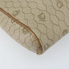 Christian Dior Vintage Honeycomb Canvas and Leather