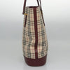 Burberry Nova Check Tote Canvas and Leather