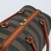 Fendi Vintage Pequin Boston Coated Canvas