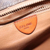 Celine Vintage Macadam Circle Logo Canvas and Leather