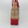 Burberry Nova Check Tote Canvas and Leather