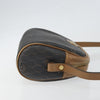 Christian Dior Vintage Honeycomb Canvas and Leather