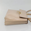 Salvatore Ferragamo Gancini Convertible Top Handle Leather