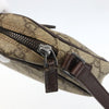 Gucci Wristlet Clutch GG Coated Canvas