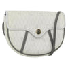 Christian Dior Vintage Honeycomb Flap Coated Canvas
