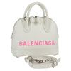Balenciaga Logo Ville Leather