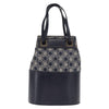 Salvatore Ferragamo Gancini Canvas and leather