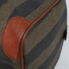 Fendi Vintage Pequin Boston Coated Canvas
